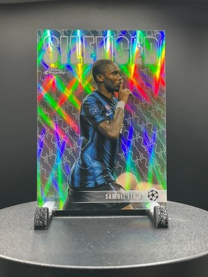 2025-26 Topps Chrome UEFA SILENCED REFRACTOR Samuel Eto o, FC Internazionale Mil