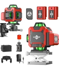 Laser Level,WEIDDW 4D 16 Lines Laser Level 4x360 Self Leveling Tool (CAN)