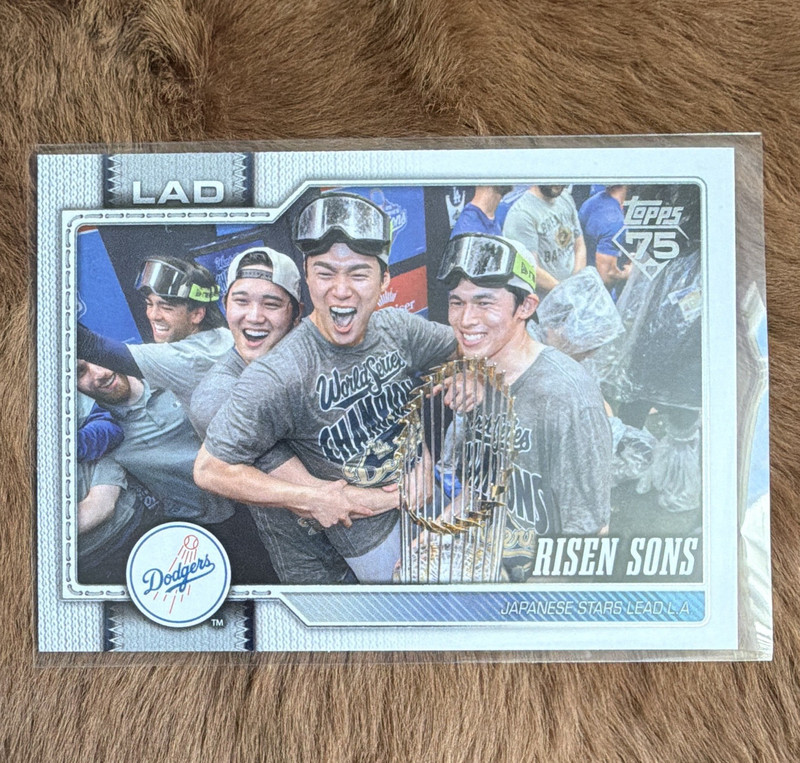 Topps 2026 Series 2 #642 Risen Sons Dodgers Ohtani Yamamoto Matsui Base