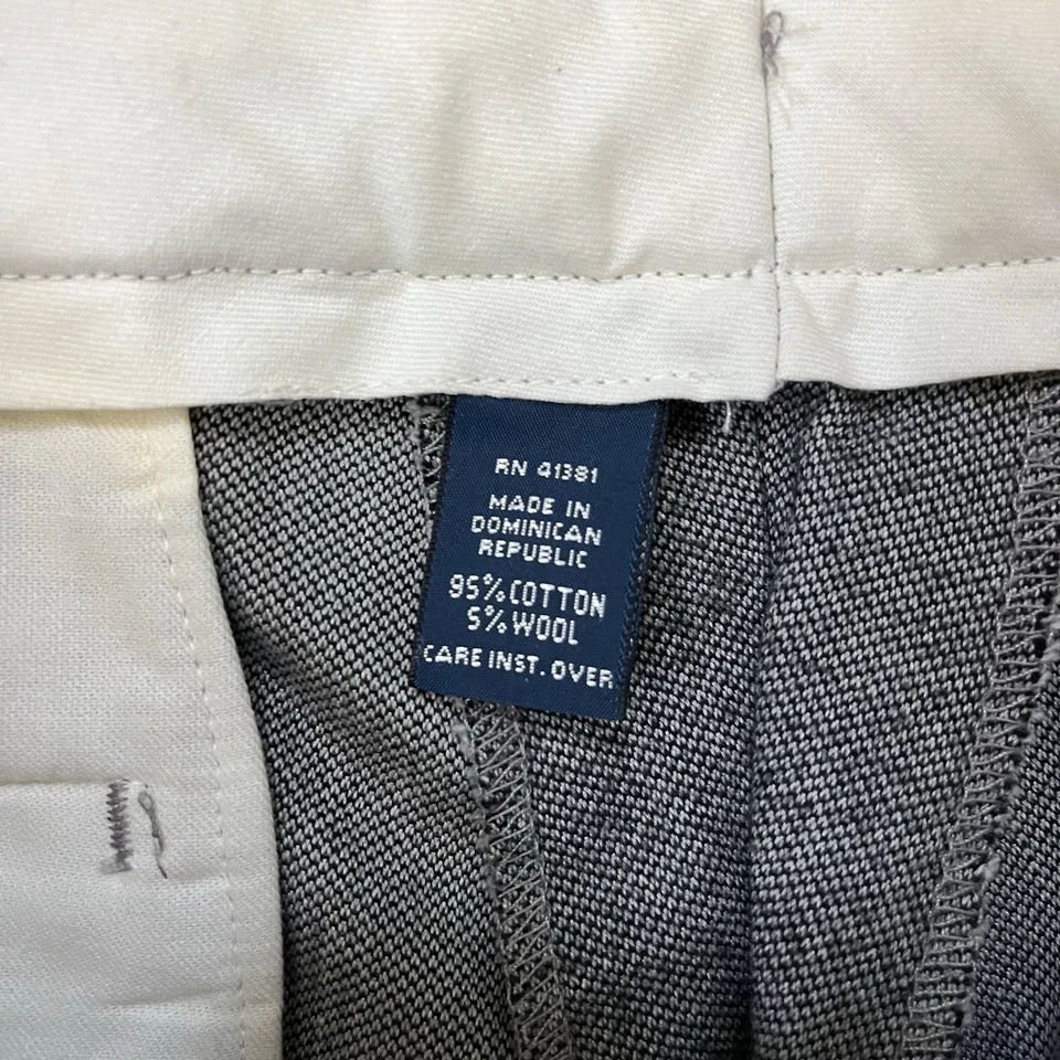 Pantalones de lana de algodón Polo Ralph Lauren de colección para hombre 36x30 grises pantalones Foto 4 de 4