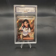 Pokémon Prismatic Evolution Secret Rare #136 Trainer Eri AGS 7 NEAR MINT