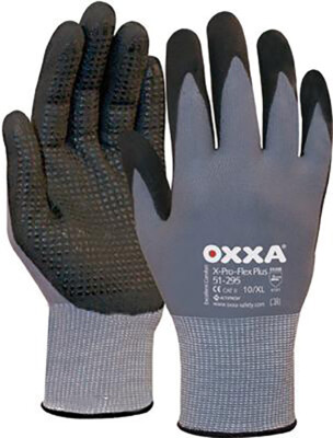 OXXA Handschuh X-Pro-Flex Plus NFT Gr. 10 schwarz (Inh. 12 Paar)