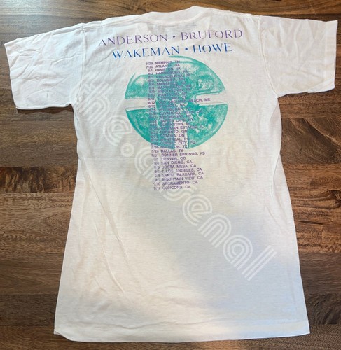 Camiseta VINTAGE Anderson Bruford Wakeman Howe Concert Tour 1989 - Imagen 6 de 9