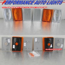 Set Of 4pcs Euro Clear Corner Lights For 90-93 Chevrolet Ck Full Size Truck Suv