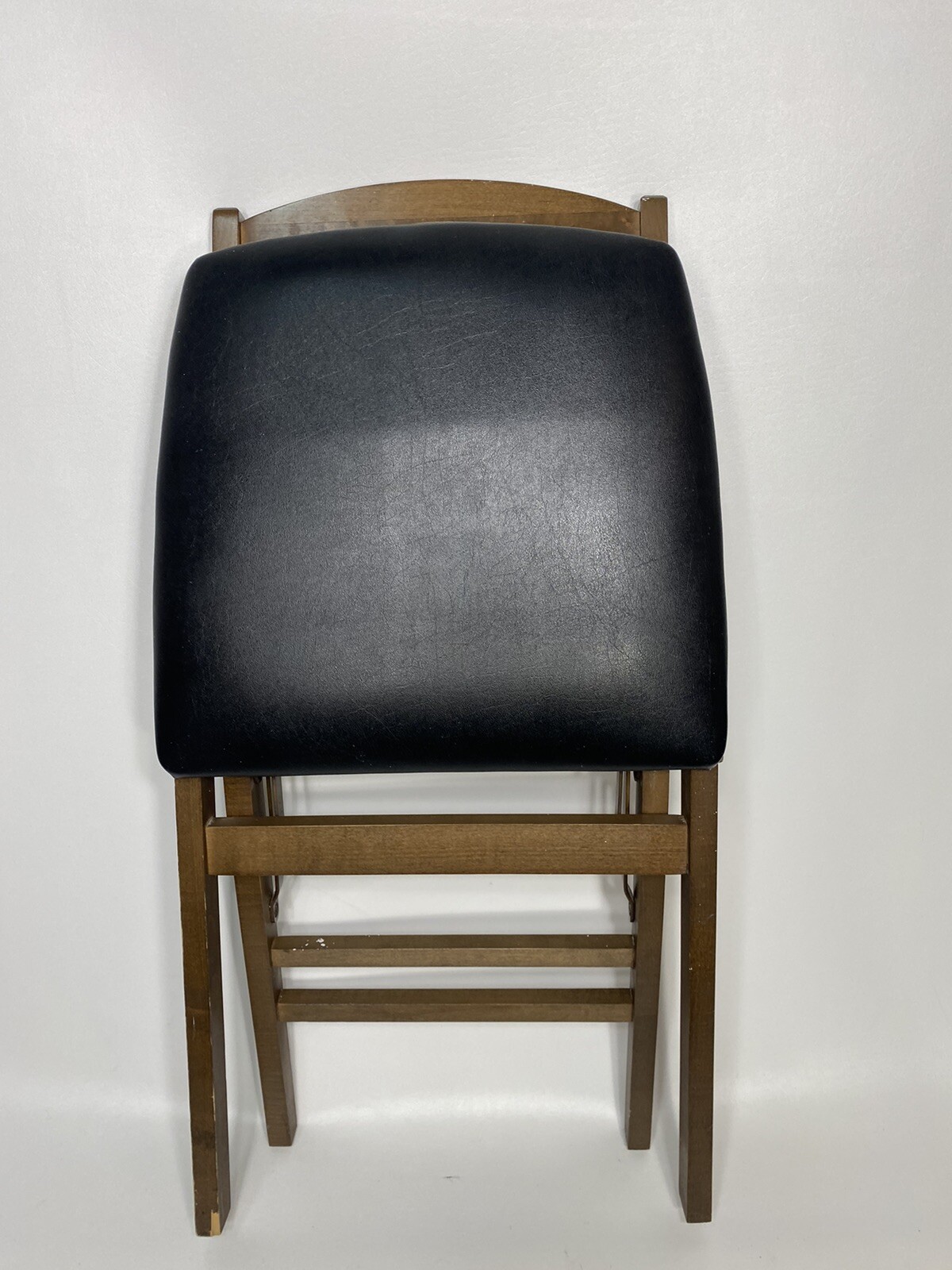 Vintage Stakmore Folding Chair 1973 Black Vinyl eBay