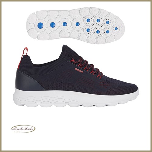 Geox U Spherica A Scarpe da ginnastica casual in tessuto lavorato a ma –  4feetshoes