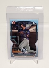 2023 TOPPS BOWMAN ROBERT PEREZ JR. 1ST BOWMAN BLUE RC /499! SEATTLE MARINERS! 🔥