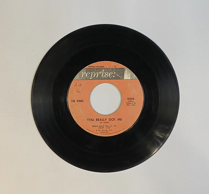 Kinks “You really got me & It's alright” 45 RPM 7" Vinyl Record • Reprise UK • Foto 3 de 4