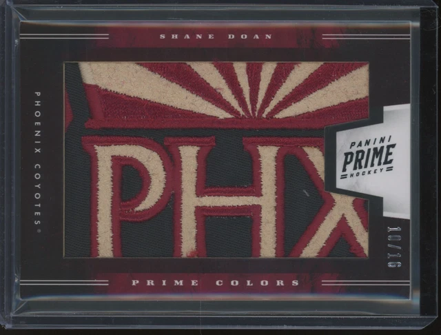 2011-12 Prime Hockey Shane Doan #73 Prime Colors Game Worn Jumbo Patch /16
