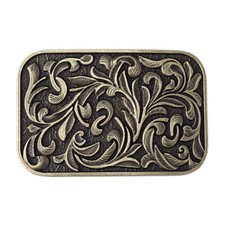 Flower Tattoo Belt Buckle Western Cowboy Native American Motorcyclists TT-06-G 