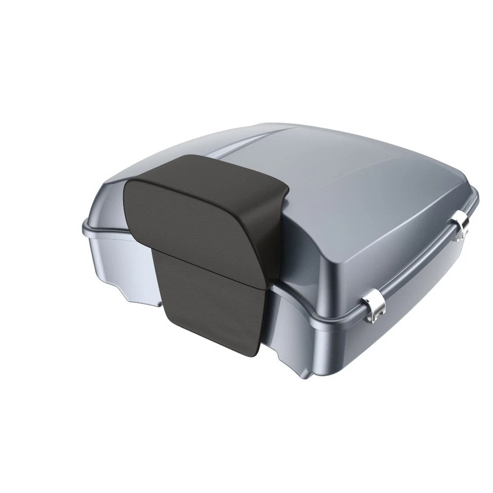 Equipaje maletero Gauntlet gris metálico picado Tour Pack se adapta a Harley 1997+ Foto 4 de 4