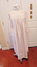 Vtg. Christian Dior Neiman Marcus Satin Nightgown Union Made USA Sz M 