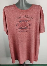 High Desert Motorcycle Men's XXL Acid Wash T-shirt Cotton/ Poly 1446