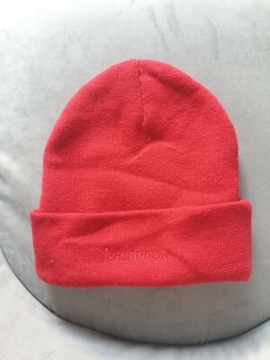 UO IETS FRANS RED KNIT UNISEX BEANIE NEW ONE SIZE FREE UK POSTAGE UK