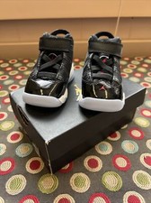 Toddler Nike Air Jordan 6 Rings TD Black/Gym Red 323420-064 Size 4C