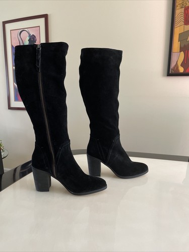 splendid black suede boots