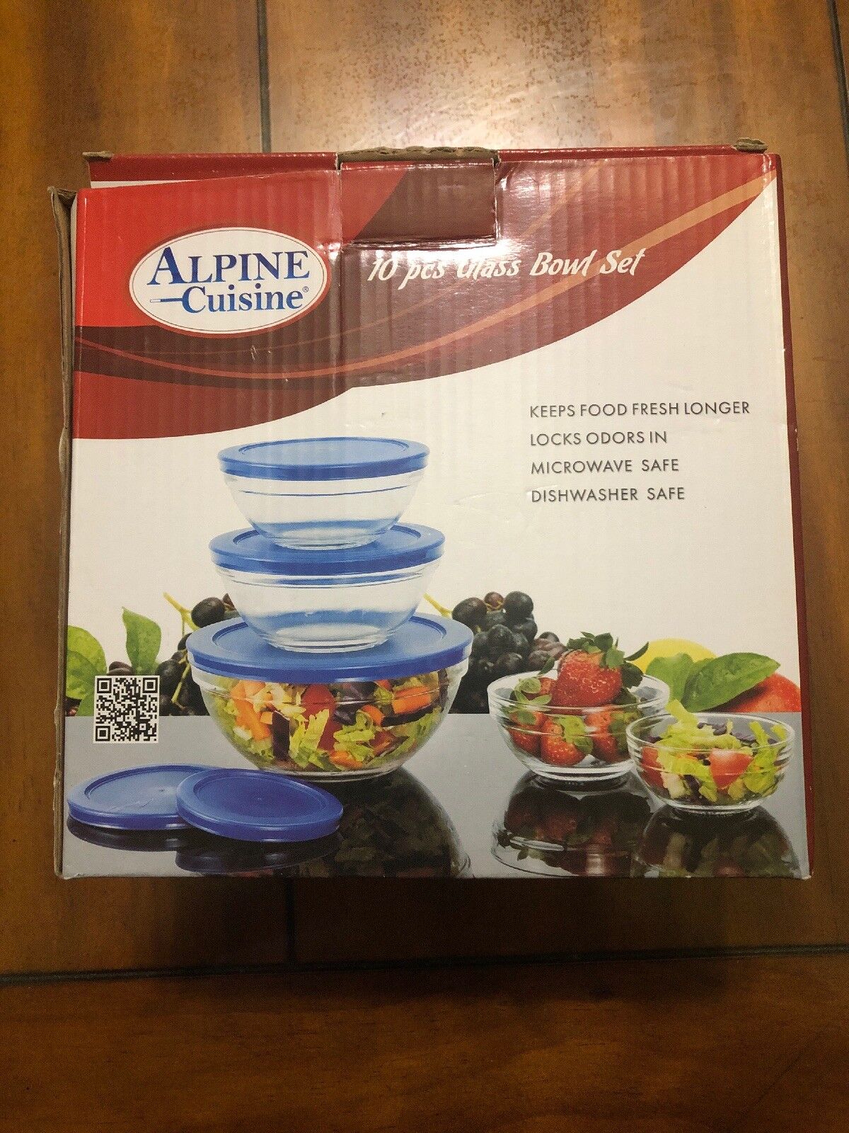 Recommended Alpine Cuisine 10 Piece Fresno Mall Glass Set Bowl