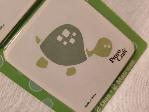 Cuttlebug Cuddlekids Die Cuts Shellie-Turtle Provo Craft - Picture 4 of 6