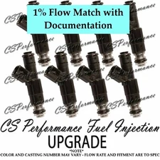 1% Flow Match OEM Bosch III UPGRADE Fuel Injectors (8) for 03-09 Ford 4.6L V8