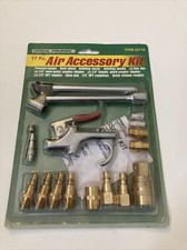 17 Piece Air Accessory Kit, pressure gauge, c...