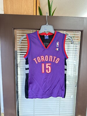 Vintage CHAMPION Vince Carter #15 Toronto Raptors Youth NBA
