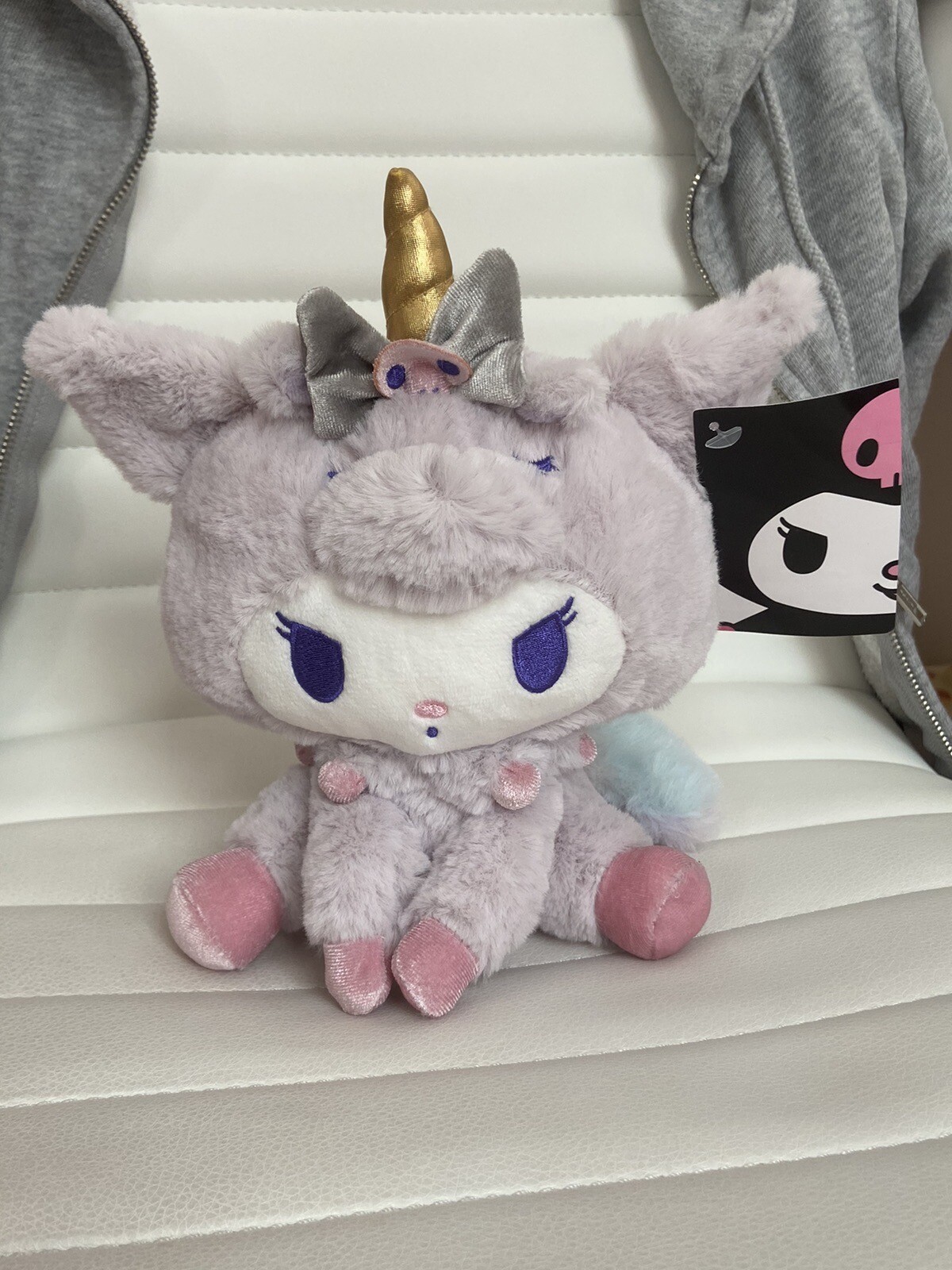 GUND Sanrio Kuromi Unicorn Plush Toy Purple, 6” BNWT