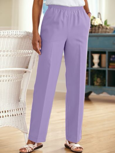 misses pants with elastic waist