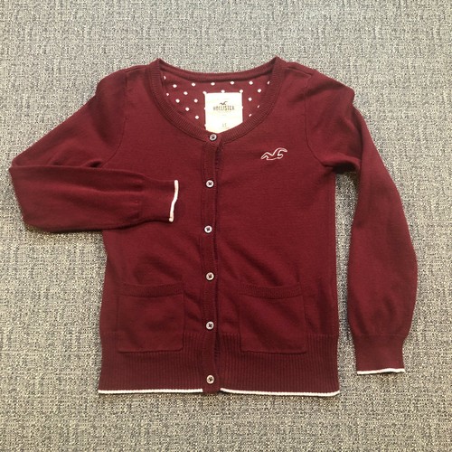 Hollister Womens Sweater XS Red Long 