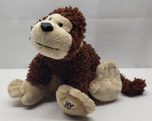 Ganz Webkinz Cheeky Monkey Plush Curly Brown Stuffed Animal Toy 8 Inch HM080 - Picture 10 of 16