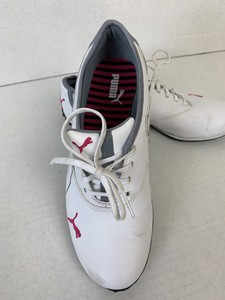 pink puma golf shoes