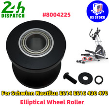 For Schwinn Nautilus E616 Elliptical Wheel Roller Replace 8004225 E614 430 470