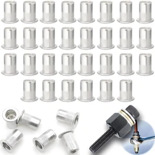 M8 Rivet Nuts 30Pcs with Rivet Nut Tool Easy to Use Aluminum Rivet Nut Rustproof