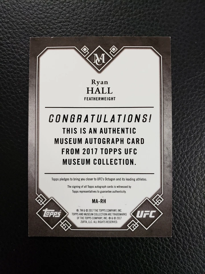 2017 Topps UFC Museum Collection Museum Copper Autograph John Lineker Auto 6/25 - Image 2 of 2