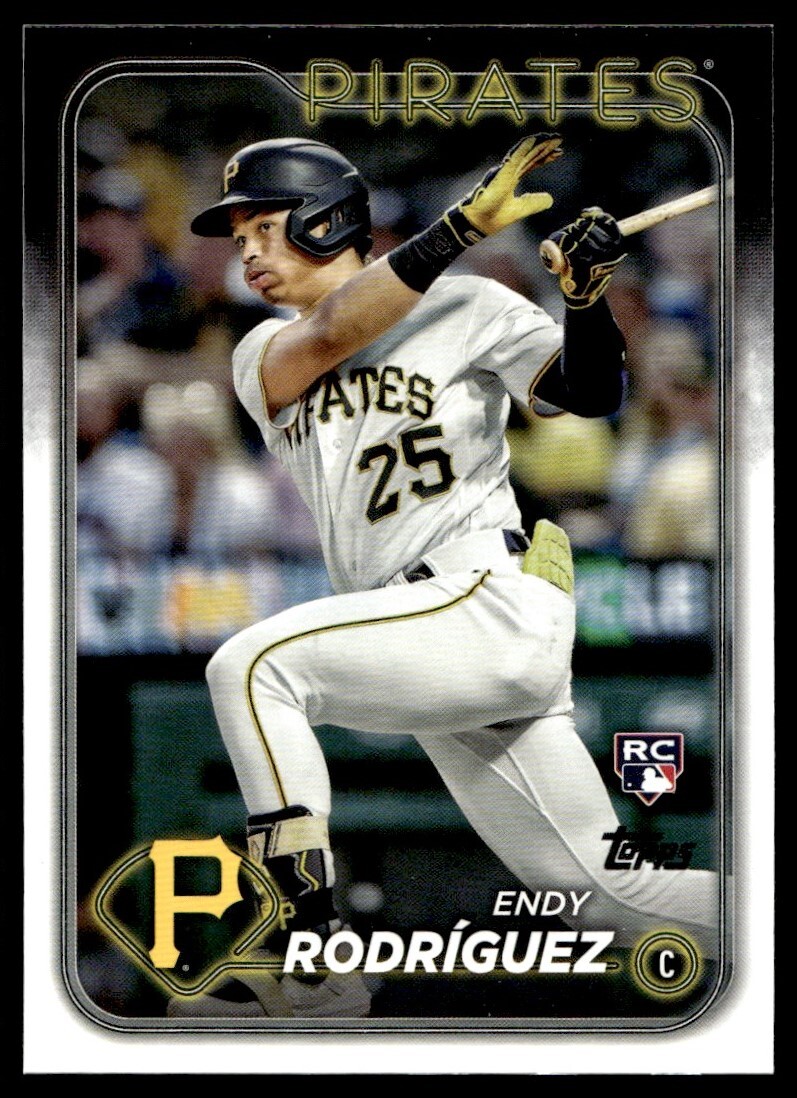 2024 Topps Series 1 Endy Rodriguez Rookie A2 Pittsburgh Pirates #3