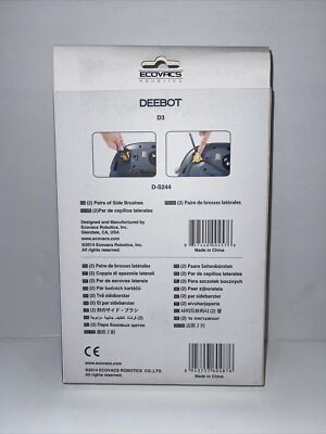 D-S244 ECOVACS ROBOTICS Replacement Side Brushes (4 total) NEW IN