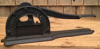 Antique Country Store Counter ENTERPRISE Champion Chewing Tobacco Plug  Cutter