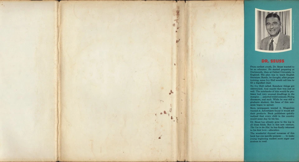 The Cat In The Hat, First Edition, Third State, 1957  with Dust Jacket - Image 3 of 4