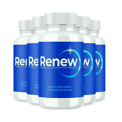 5-Pack Renew Keto - Renew Supplement for Weight Loss Support - 300 Capsules