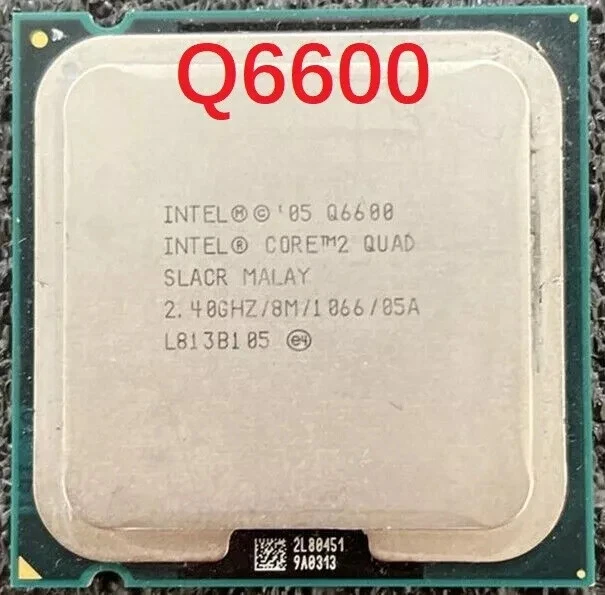 Intel Core 2 Quad Prozessor Q6600 LGA 775, 8M, 2,40 GHz, 1066 MHz, SLACR, PC CPU