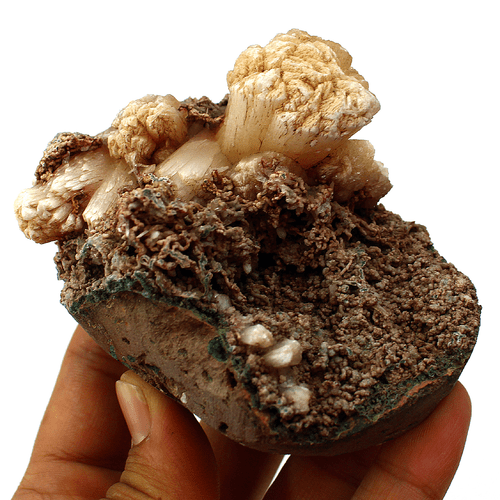 278,7 g Estilbita Natural y Apofilita con Calcedonia en Matriz Decoración Mineral - Imagen 1 de 14