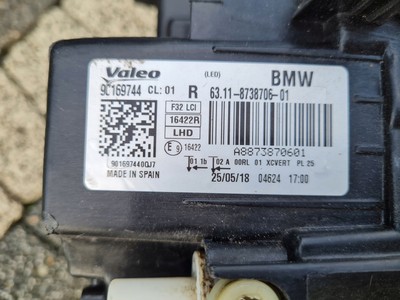 BMW F32 F33 F82 LCI LED Scheinwerfer rechts Top mit Steuergeräte