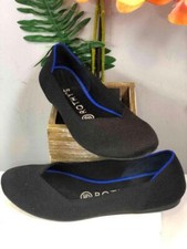 ROTHY'S Classic Black Round Toe Ballet Flats US 6/ EU 36.5/ UK 3.5