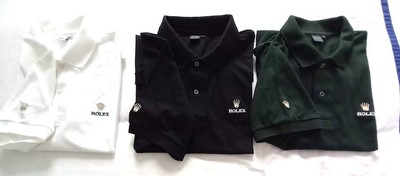 *** Rolex Golf Swag New Event Shirt Embroidered 2XL Golf Swag ***