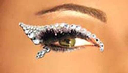 Maquillaje de ojos autoadhesivo Xotic Eyes con tiras de ojos de cristales solamente Foto 3 de 4