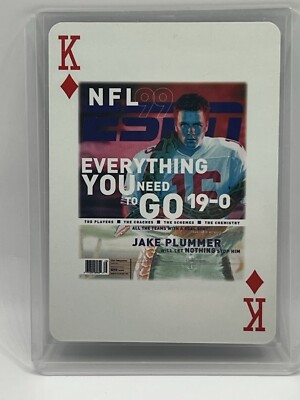 RARE 1999 ESPN the Magazine Jake Plummer King of Diamonds Employee Playing Card