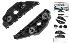 Front Bumper Bracket Pair L R for Altima 16-18 2.5L 3.5L Gas