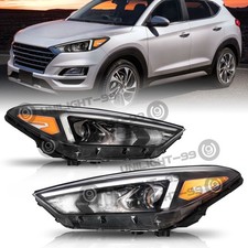 For 2019 2020 2021 Hyundai Tucson Headlights Assembly Halogen Led Drl Left&right