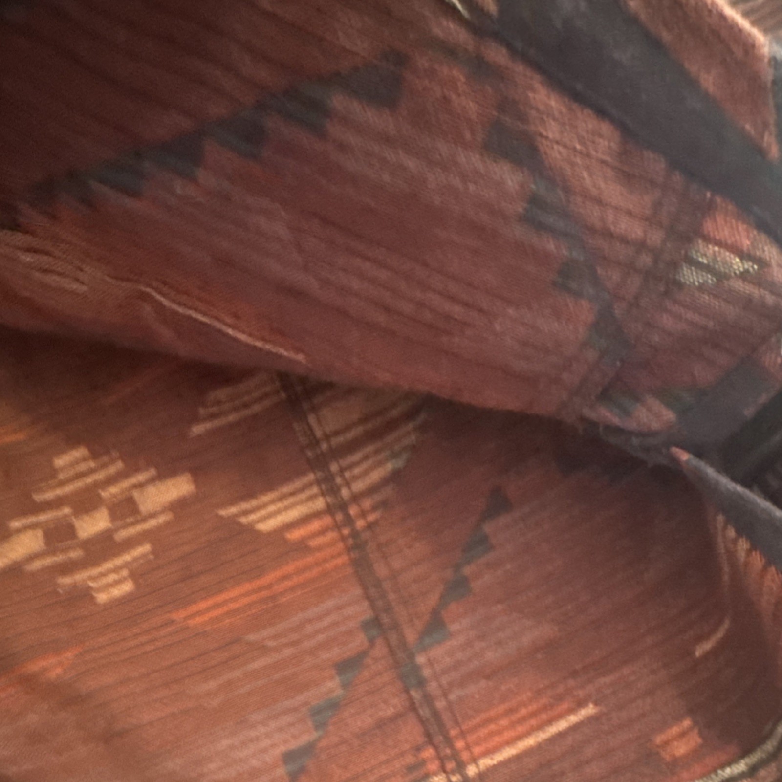 Shyanne Aztec Pattern Button Collared Jacket Pock… - image 6