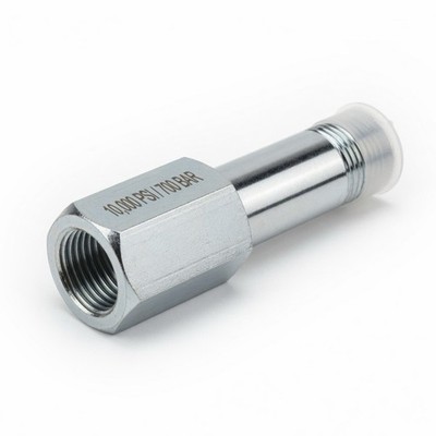 10,000 PSI 3/8  NPTM x 3/8  NPTF Hex Long Adapter  Similar To Enerpac FZ1660 NEW