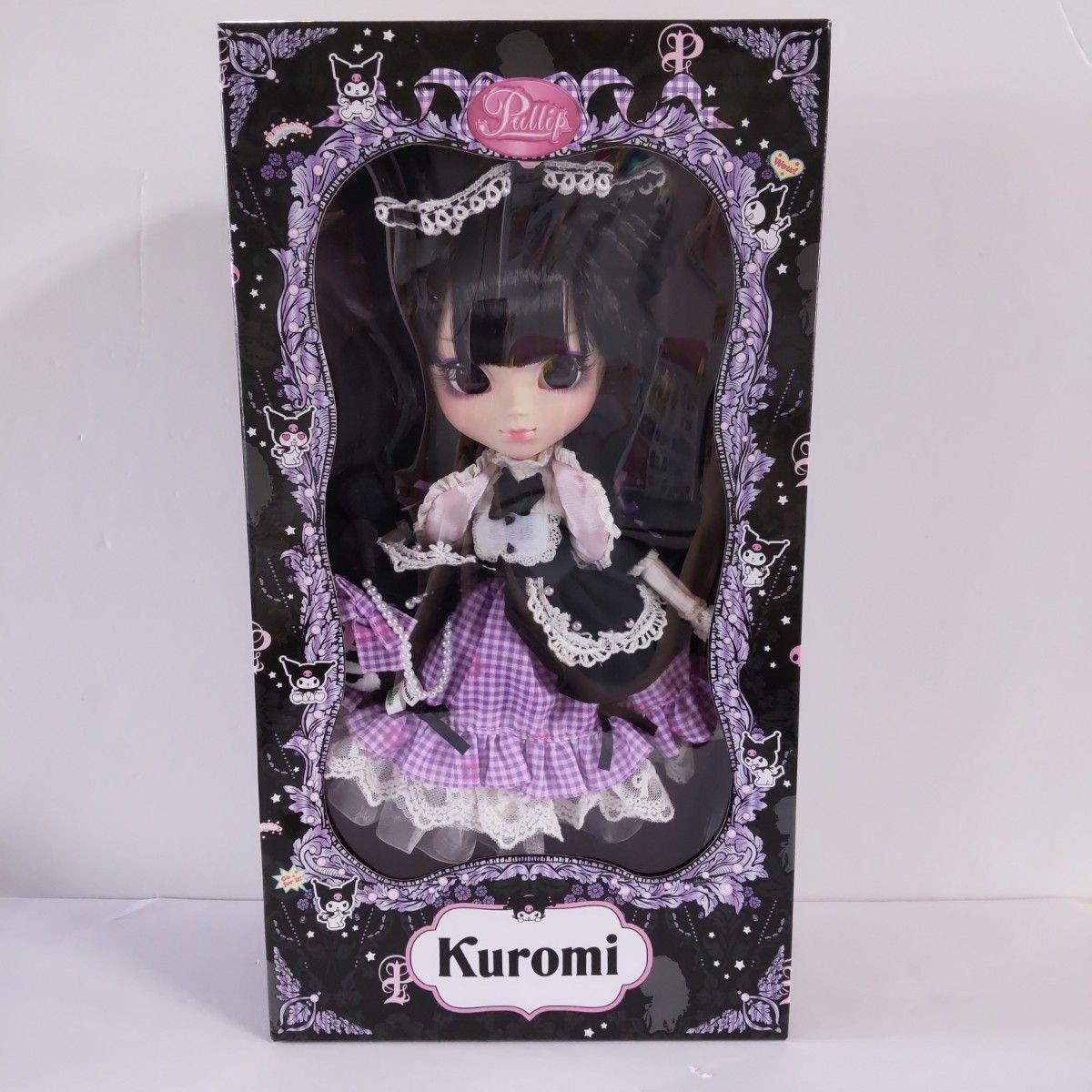 GROOVE PULLIP KUROMI Sanrio Doll Eye gimmick with Bangs from Japan